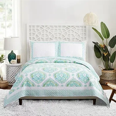 Kirkland's King Quilt Set In Blue