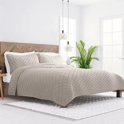Kirkland's King Quilt Set In Brown
