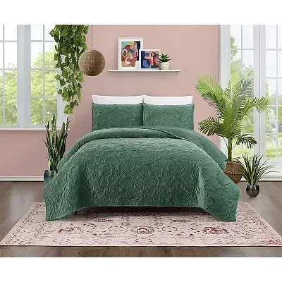 Kirkland's King Quilt Set In Green