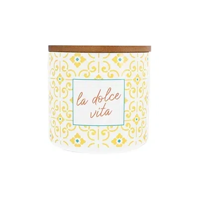 Kirkland's La Dolce Vita Soy Wax Lemon Verbena Candle In White