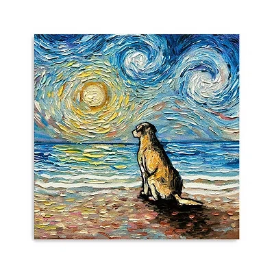 Kirkland's Lab Beach Days Canvas Art Print In Multi