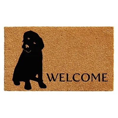 Kirkland's Labrador Welcome Doormat In Brown