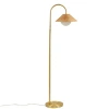 Kirkland's Laguna Rattan Weave Shade Floor Lamp In Gold