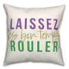 Kirkland's Laissez Le Bon Temps Rouler Pillow In Multi