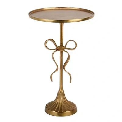 Kirkland's Lakeisha Gold Metal Bow Cocktail Table