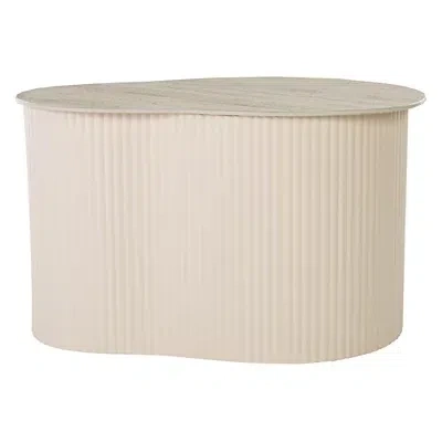 Kirkland's Large Beige Ceramic Sally Accent Table In Neutral