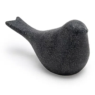 Kirkland's Large Black Stoneware Bird Figurine