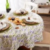 Kirkland's Lavender Fields Round Tablecloth In Multi