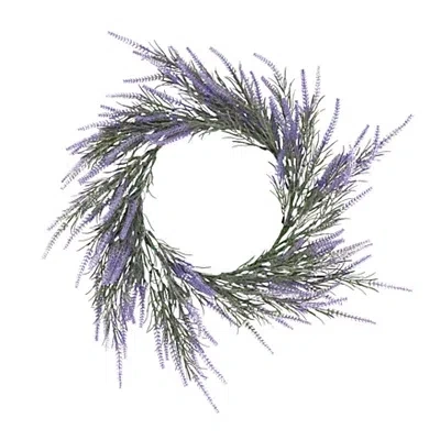 Kirkland's Lavender Floral Wreaths In Purple