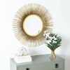 Kirkland's Layered Burst Frame Round Wall Mirror In Gold