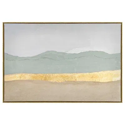 Kirkland's Layers Framed Canvas Art Print In Multi