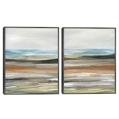 Kirkland's Layers Of Nature Framed Canvas Art Prints In Multi