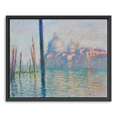 Kirkland's Le Grand Canal-venice Framed Canvas Art Print In Multi