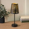 Kirkland's Led Black Laser Cut Trees Table Lamp In Black