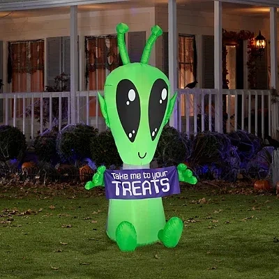 Kirkland's Led Green Alien Halloween Inflatable