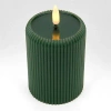 Kirkland's Led Green Faux Pool Pillar Candle In Green