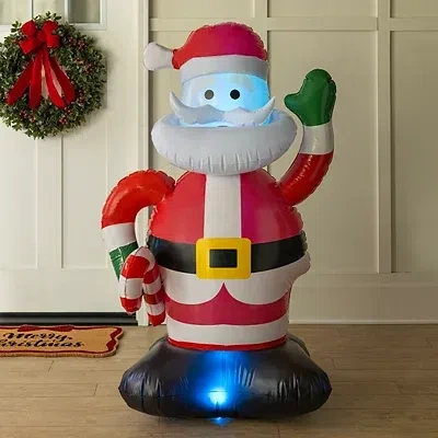 Kirkland's Led Inflatable Santa In Multi