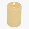Kirkland's Led Ivory Faux Pool Pillar Candle In Neutral