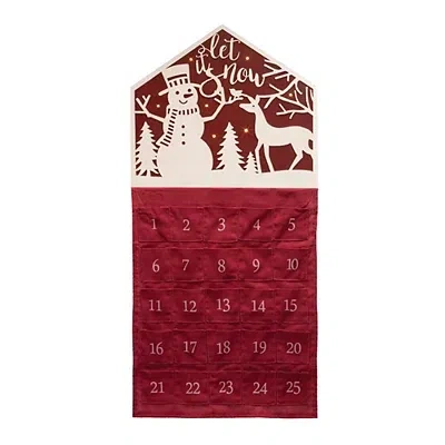 Kirkland's Led Let It Snow Christmas Countdown In Brown