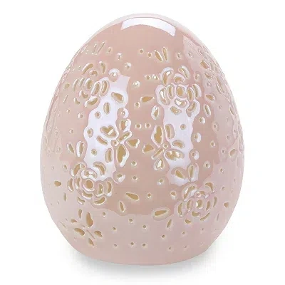 Kirkland's Led Pink Ceramic Egg Statue