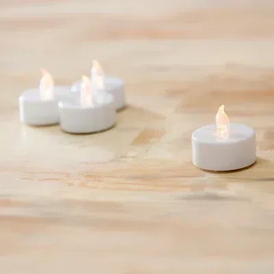 Kirkland's Led Warm Light Tealight Candles In White