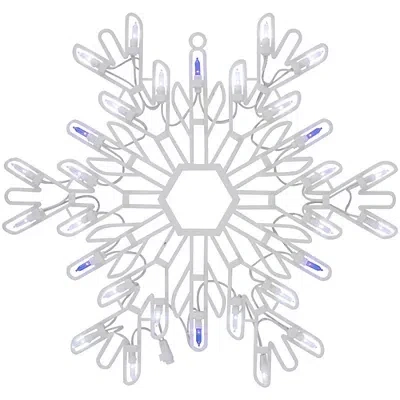 Kirkland's Led White And Blue Snowflake Decoration