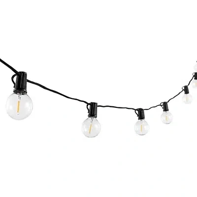 Kirkland's Leigh Black Led Outdoor String Lights
