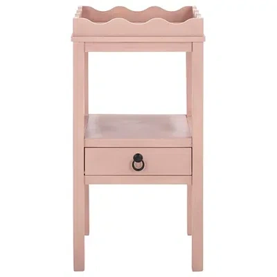Kirkland's Lelia Cottage Accent Table In Pink