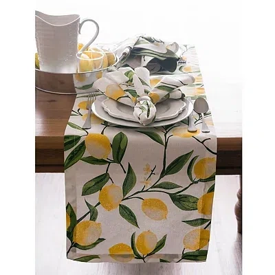 Kirkland's Lemon Bliss Table Runner In Multi