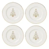 Kirkland's Lenox Federal Gold Tree Accent Plates In White
