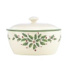 Kirkland's Lenox Holiday Covered Casserole Dish In Multi