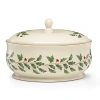 Kirkland's Lenox Holiday Covered Serving Dish In Multi
