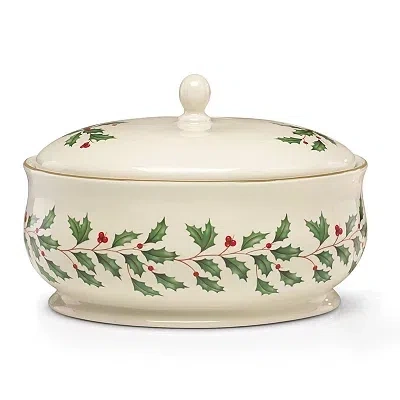 Kirkland's Lenox Holiday Covered Serving Dish In Multi