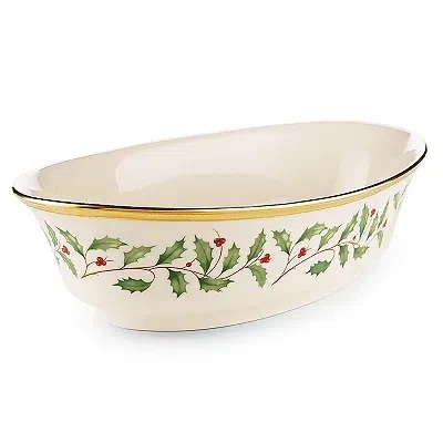 Kirkland's Lenox Holiday Open Vegetable Serving Bowl In Multi