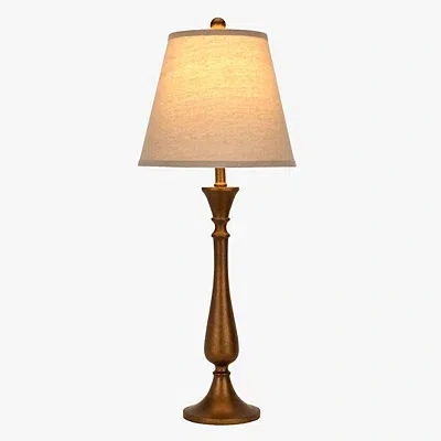 Kirkland's Leo Bronze Tapered Buffet Lamp In Brown