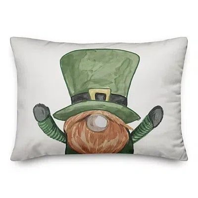 Kirkland's Leprechaun Lumbar Pillow In Green