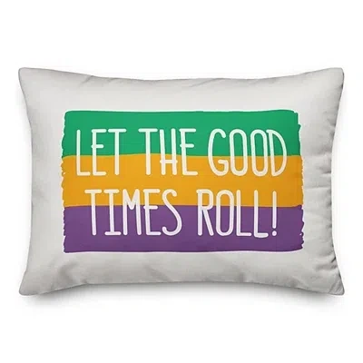Kirkland's Let The Good Times Roll Mardi Gras Pillow In Multi