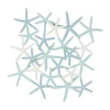 Kirkland's Light Blue Metal Overlapping Starfish Wall Plaque In Multi