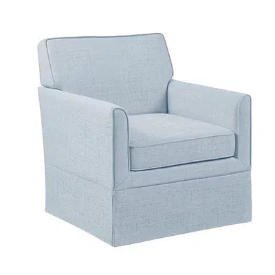 Kirkland's Light Blue Slipcover Armchair