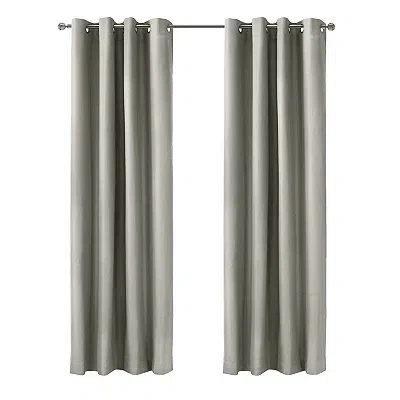 Kirkland's Light Gray Alpine Blackout Curtain Panel