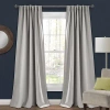 Kirkland's Light Gray Blackout Curtain Panel Set In Gray
