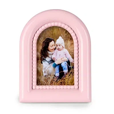 Kirkland's Light Pink Beaded Arch Picture Frame