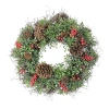 Kirkland's Lightly Frosted Cedar And Red Berry Wreath In Multi