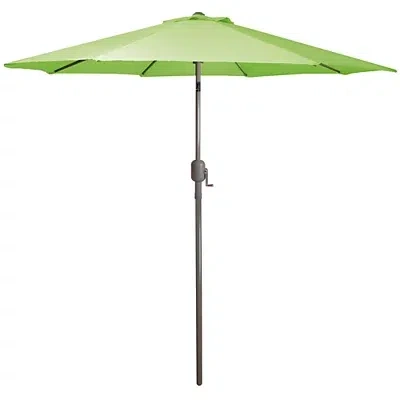 Kirkland's Lime Green Tilt Hand Crank Outdoor Umbrella