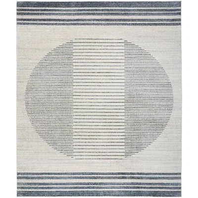 Kirkland's Linear Moon Area Rug In Gray