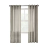Kirkland's Linen Light Filtering Curtain Panel In Gray