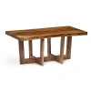 Kirkland's Live Edge Coffee Table With Crossed Legs In Brown