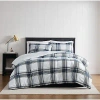 Kirkland's London Fog Nottingham Plaid Twin Comforter Set In Multi
