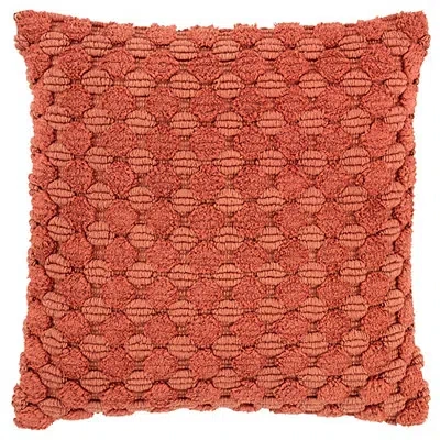 Kirkland's Looped Cotton Throw Pillow In Red