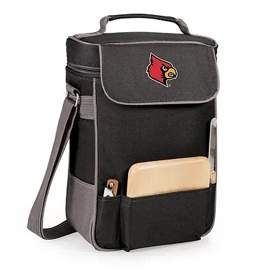 Kirkland's Louisville Cardinals Wine & Cheese Tote In Black